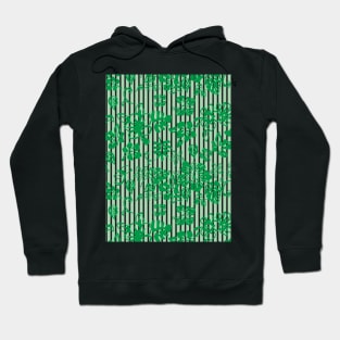 Green Flowers Hoodie